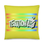 ItsNation TV Pillow - Neon